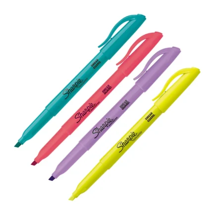 Resaltador Sharpie Pocket Colores Surtidos x4 - Imagen 4