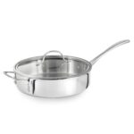 Sartén Sauté con tapa Calphalon de Acero Inoxidable 3QT